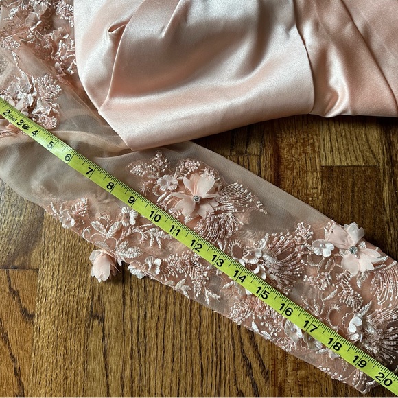 LT Lanting Bride  Dress With Flower Appliqué - Picture 15 of 15